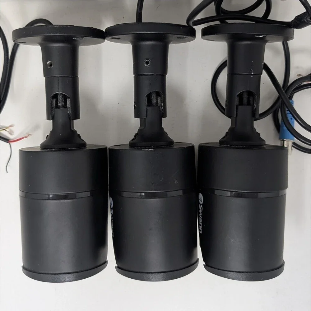 Lot Of 3 Swann PRO-A850 720p HD Outdoor Bullet Security Camera For Parts Repair